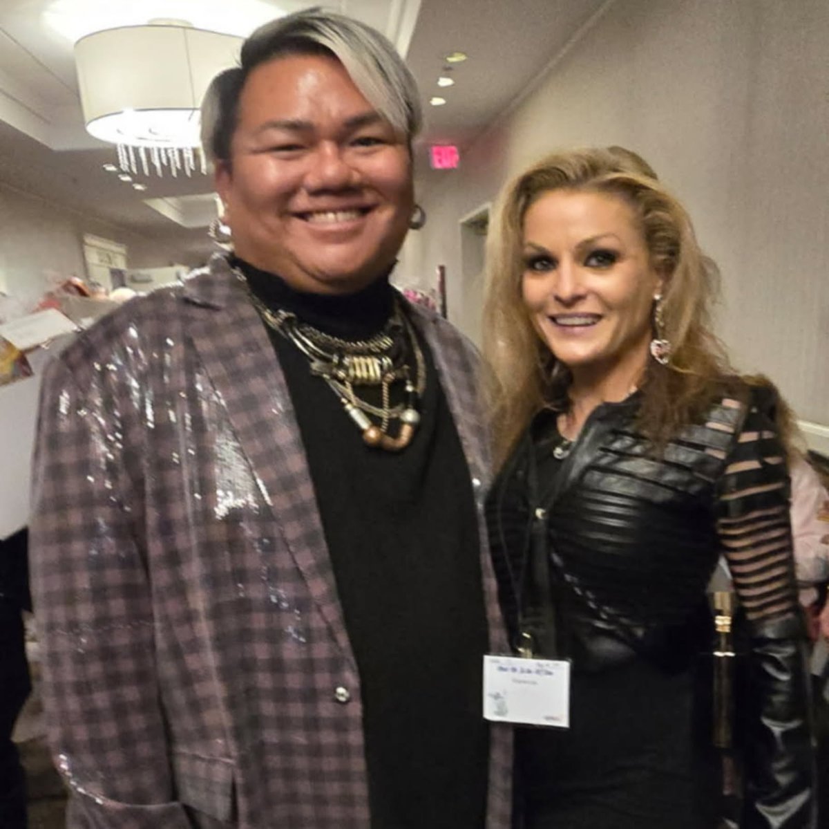Iconic Doll EML Collection Laynee Loy (@emlcollection) on Twitter photo This is a picture of myself and Carlyle Nuera who is The Lead Designer for Barbie Signature at Mattel
Carlyle Nuera is another one of my favorite designers!!!
<a href="/Barbie/">Barbie</a> <a href="/CarlyleNuera/">carlyle nuera</a> <a href="/Mattel/">MATTEL</a> <a href="/MattelCreations/">Mattel Creations</a> <a href="/IconicDollEML/">IconicdollEMLCollectionMuseum</a> This is a picture of myself and Carlyle Nuera who is The Lead Designer for Barbie Signature at Mattel
Carlyle Nuera is another one of my favorite designers!!!
<a href="/Barbie/">Barbie</a> <a href="/CarlyleNuera/">carlyle nuera</a> <a href="/Mattel/">MATTEL</a> <a href="/MattelCreations/">Mattel Creations</a> <a href="/IconicDollEML/">IconicdollEMLCollectionMuseum</a>