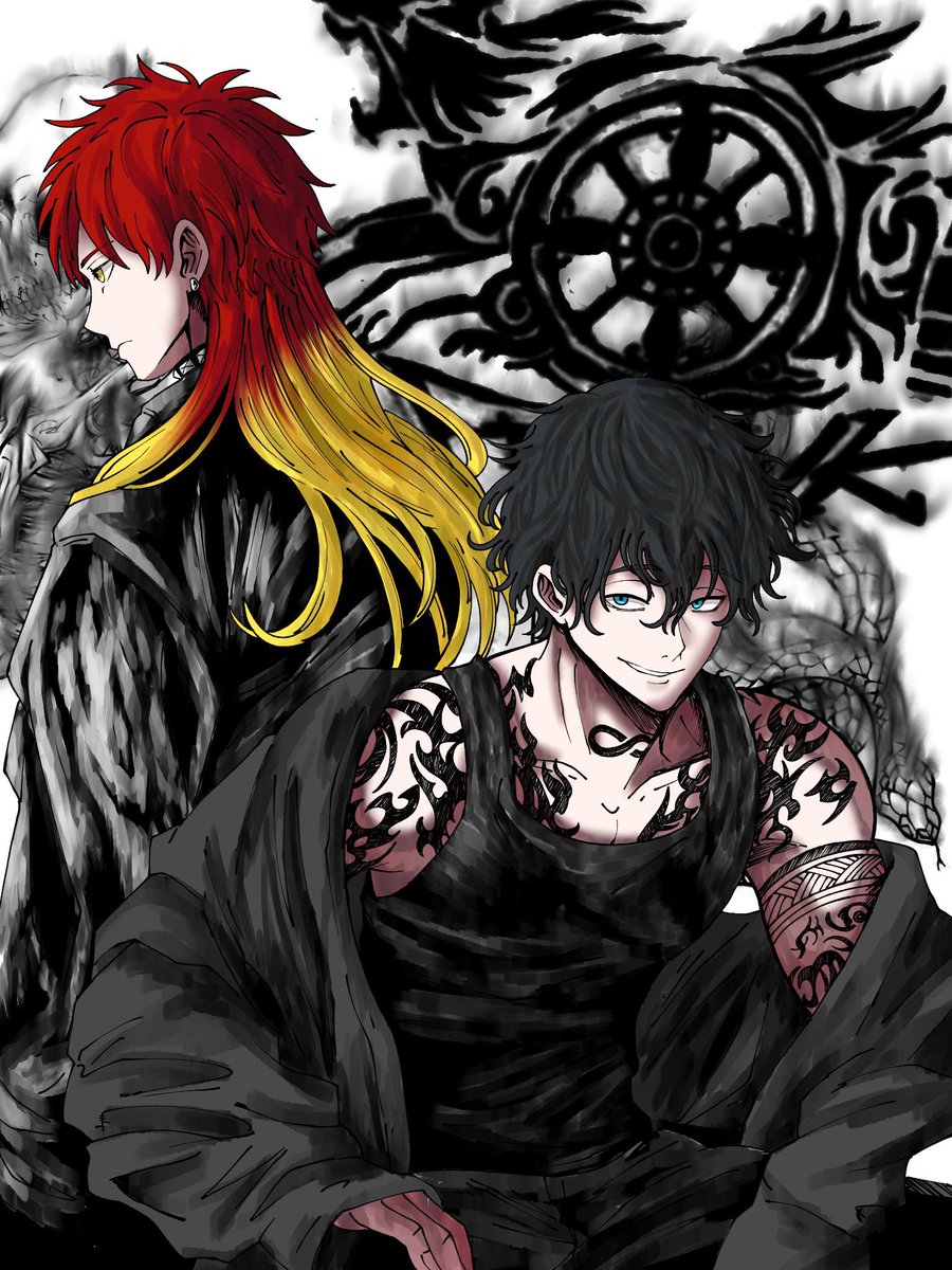 焚石矢と棪堂哉真斗 ➵♡ 棪堂が小野さんだと聞いて #棪堂哉真斗 #焚石