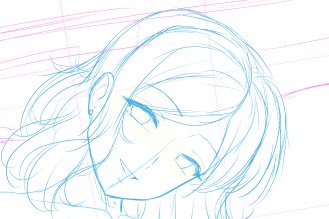 おはようございます!
朝お絵かき。
描き直し! 