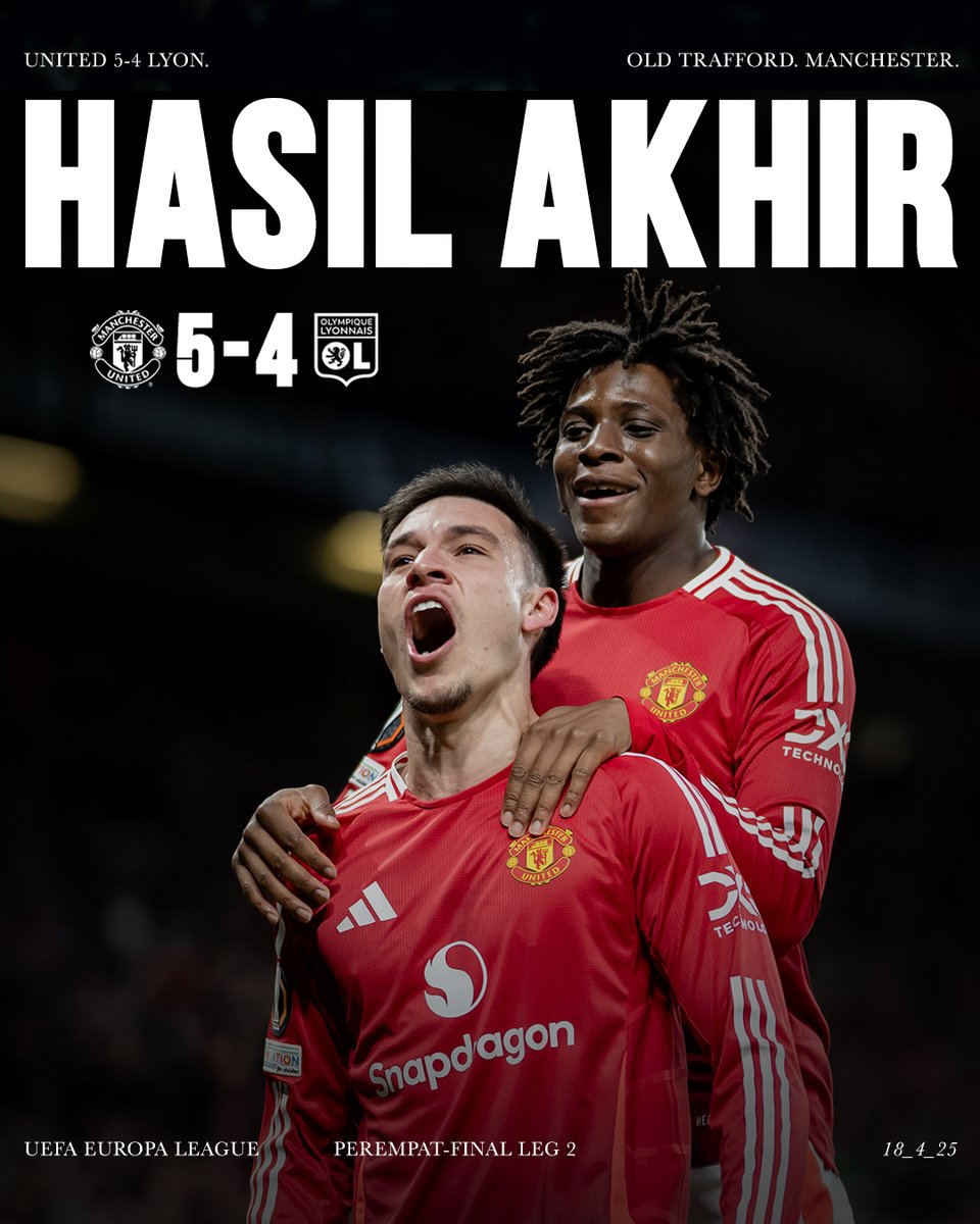 FOOTBALL, BLOODY HELL! 🔥 

Lolos ke semi-final dengan amat dramatis! 😭

#MUFC || #UEL