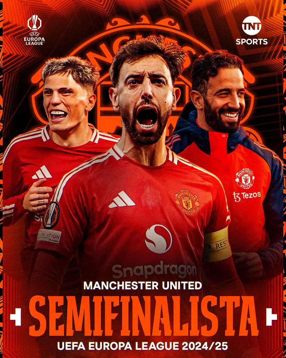 TNTSportsBR's tweet photo. SE NÃO É SOFRIDO, NÃO É MANCHESTER UNITED! 😂🚨 QUE JOGO SURREAL! CLASSIFICAÇÃO NO SUFOCO, COM UMA VIRADA NA PRORROGAÇÃO SOBRE LYON E VAGA GARANTIDA NAS SEMIFINAIS DA EUROPA LEAGUE! 🏴󠁧󠁢󠁥󠁮󠁧󠁿🔴 #EuropaLeague https://t.co/yOwALo31rF