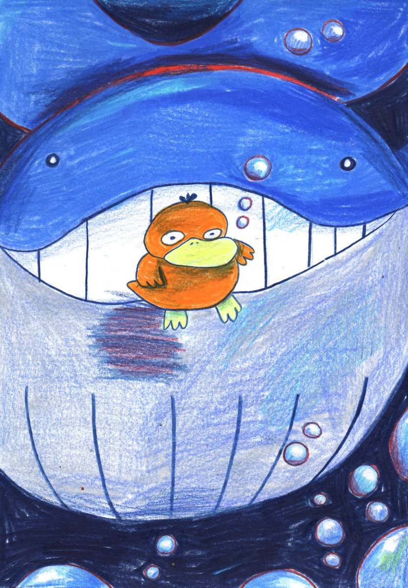 Psyduck discovers the horrors of the deep.