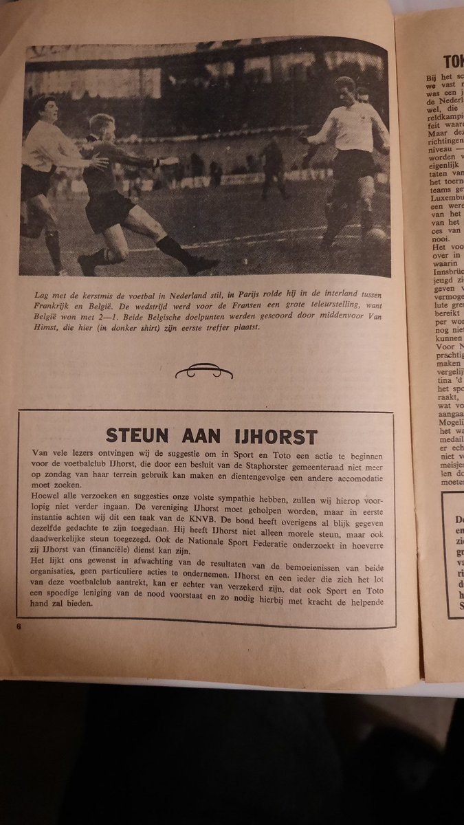 In nr. 40 van Sport en Toto van 1963 krijgt het eerste artikel nog een mooie nagalm voor <a href="/vvijhorst/">vv IJhorst</a>
Hoe is dit afgelopen? Weet <a href="/Bartnijstad/">Bart Nijstad,</a> <a href="/LiesbertL/">Liesbert Lubberink</a>  of iemand anders het misschien?