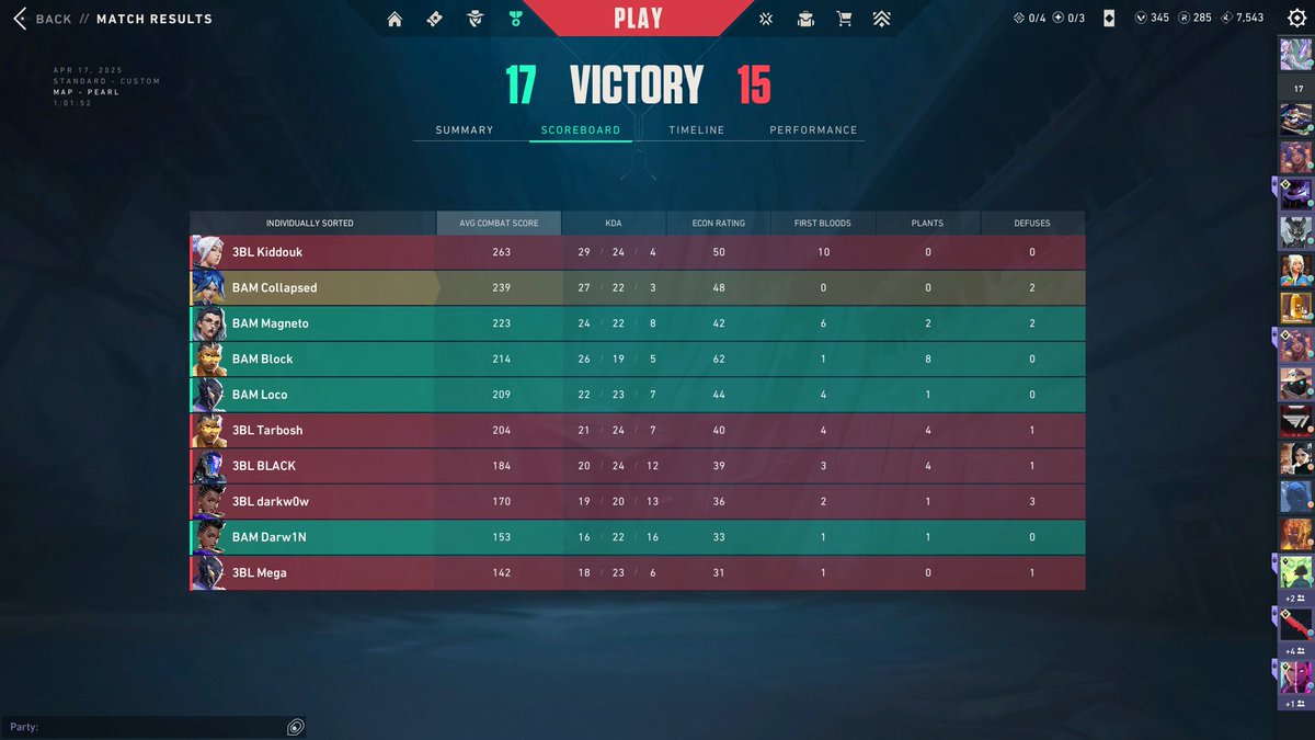 2:0 vs <a href="/3bl_esports/">3BL Esports</a> in insomnia , playing vs <a href="/TEAMRAAD/">RA'AD⚡👑</a>  tmrw , wish us luck 🤠