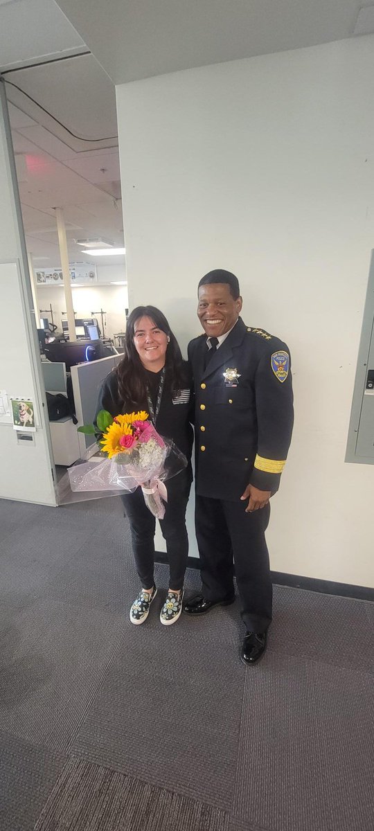 San Francisco Police (@sfpd) on Twitter photo We're proud to recognize our hardworking and dedicated dispatchers during #NationalPublicSafetyTelecommunicatorsWeek! <a href="/SFPDChief/">SFPD Chief Scott</a> Scott recently visited the dispatch floor to congratulate the Dispatcher of the Year, Cathy Osorio, and the Supervisor of the Year, Nicole Workman. We're proud to recognize our hardworking and dedicated dispatchers during #NationalPublicSafetyTelecommunicatorsWeek! <a href="/SFPDChief/">SFPD Chief Scott</a> Scott recently visited the dispatch floor to congratulate the Dispatcher of the Year, Cathy Osorio, and the Supervisor of the Year, Nicole Workman.