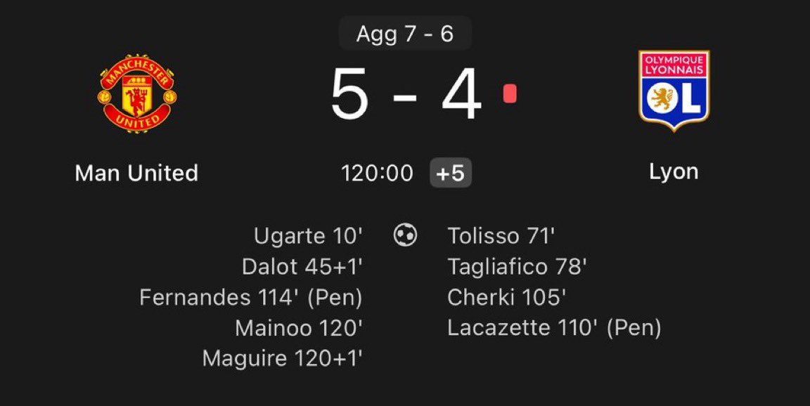 Tanyasis_'s tweet photo. Phew!!! sheer determination 
#ManchesterUnited #ManchesterUnitedLyon #amorim #maino #maguire https://t.co/oqgtYvCqx5