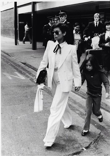 I wanna see one of the GwoRLs channel Bianca Jagger in a <a href="/YSL/">SAINT LAURENT</a> by Yves Saint Laurent suit for #MetGala2025