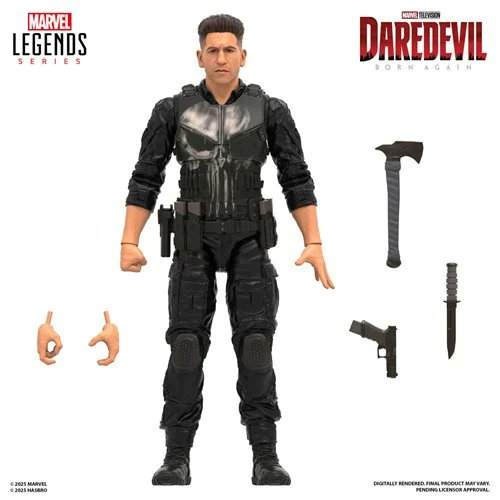 Hasbro Daredevil: Born Again Marvel Legends Series Punisher Figure Available For Pre-Order marvelousnews.com/252-36863