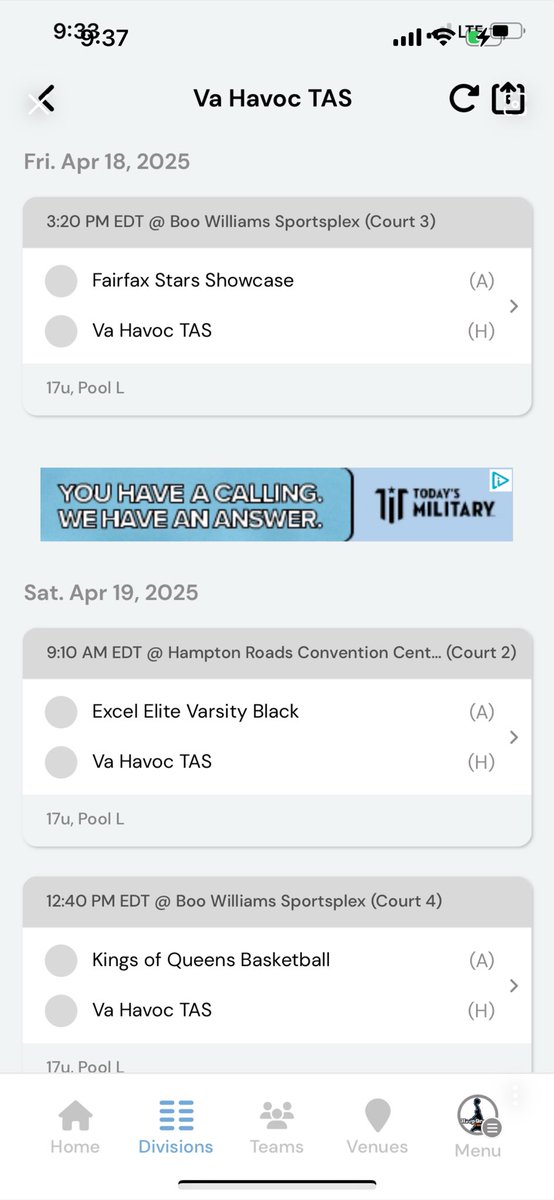 Come check me out this weekend at <a href="/HGSL_HoopGroup/">HGSL</a> Southern Jam Fest in Hampton, VA with VA Havoc TAS. Schedule below. 
<a href="/TeamAssault_LND/">Va Havoc TAS 2026</a> <a href="/BarryUMBB/">BarryU Men’s Basketball</a> <a href="/MillersvilleMBB/">Millersville Men’s Basketball</a> <a href="/RegentMensBkb/">Regent Mens Basketball</a> <a href="/CNUHoops_/">Christopher Newport Men's Basketball</a>  <a href="/ODU_MBB/">ODU Men’s Basketball</a> <a href="/coach_clai/">Coach Clai</a> <a href="/CHOWANMBB/">CHOWAN MBB</a> <a href="/frostburgsports/">Frostburg State Athletics</a> <a href="/VSUMBB/">Virginia State University Basketball</a>