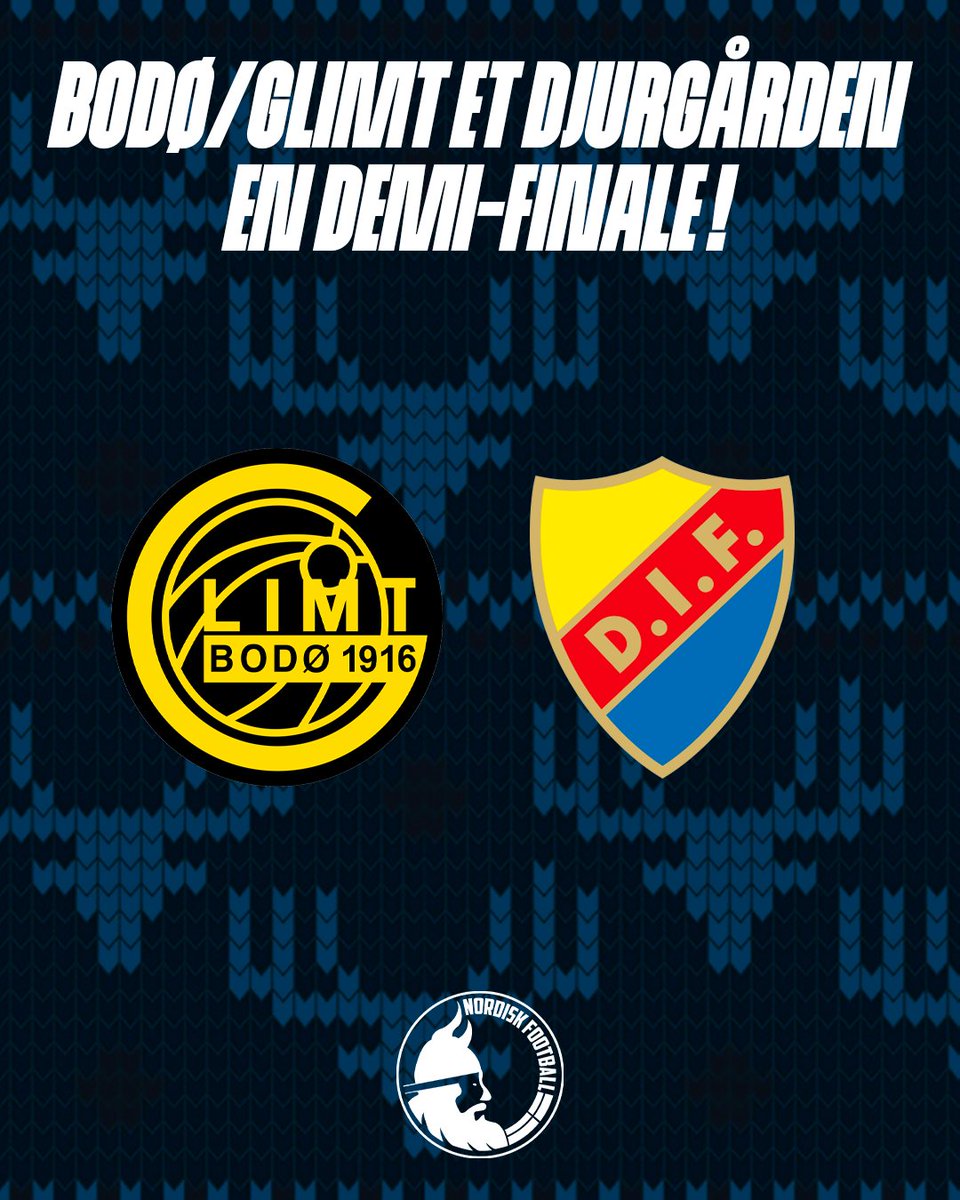 NordiskFootball's tweet photo. SOIRÉE HISTORIQUE POUR NORDISK !🥲🇳🇴🇸🇪

Bodø/Glimt et Djurgården se sont tous les deux qualifiés en demi-finale de Coupe d'Europe ! C'est totalement fou !🤩

Nous n'étions pas beaucoup à croire en cet exploit, c'est vrai. Mais que dire de plus ? Les performances parlent d'elles-mêmes, non ?😁

BRAVO à nos clubs nordiques qui nous régalent chaque semaine... et qui nous cessent de nous surprendre. VIVE LE FOOTBALL NORDIQUE !❤️