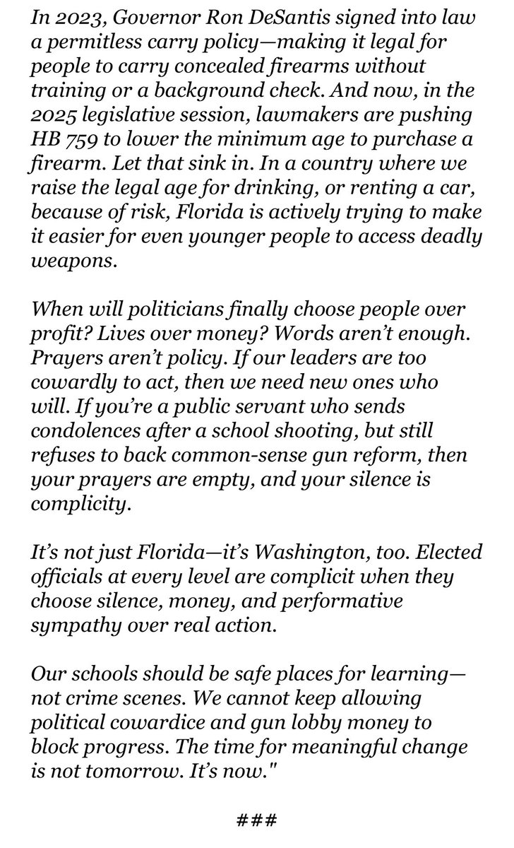 Kristen Arrington for Florida tweet media