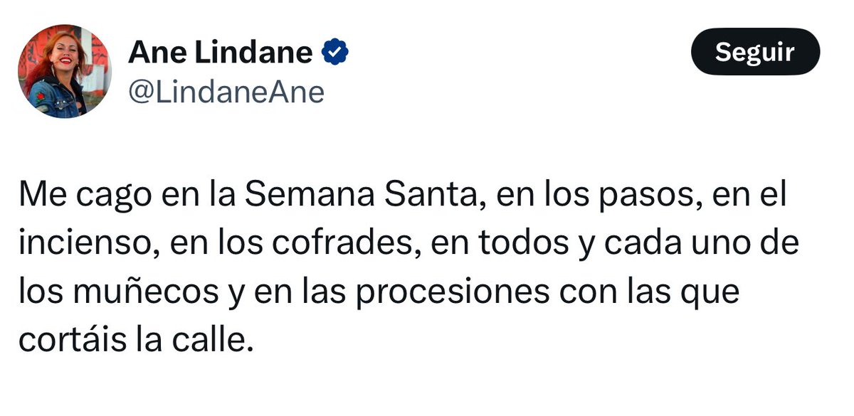 Yo me cago en todos los presos de ETA torturados, en sus familias que los lloran, en los que dejaron este mundo manipulando explosivos, en toda la izquierda abertzale y me cago de risa en que un diez años seréis una comunidad de mayoría islámica. Ah, y en ti, ojerosa ridícula.