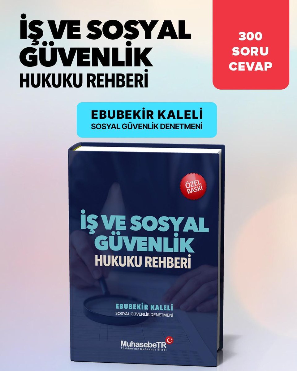 Değerli meslektaşımız Sosyal Güvenlik Denetmeni Sn.Ebubekir KALELİ'nin İş ve Sosyal Güvenlik Hukuku Rehberi isimli kitabı yayınlanmıştır.İlgililere faydalı olmasını temenni ederiz.
#SosyalGüvenlikDenetmenleri