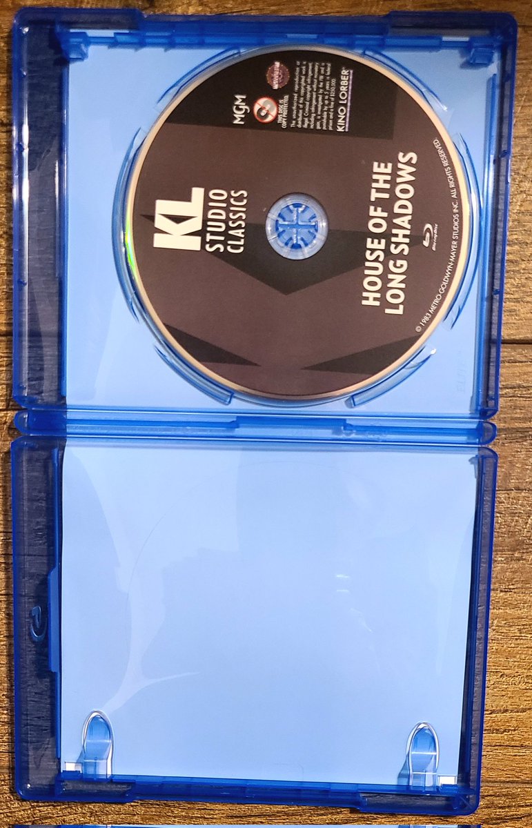 Just added the <a href="/KLStudioClassic/">KL Studio Classics / Kino Cult</a> Blu-ray release of House of the Long Shadows to my library! With this, Cannon Films made horror history—bringing together legends Vincent Price, Christopher Lee, Peter Cushing, and John Carradine in one film. A must-have for any horror fan! Each of