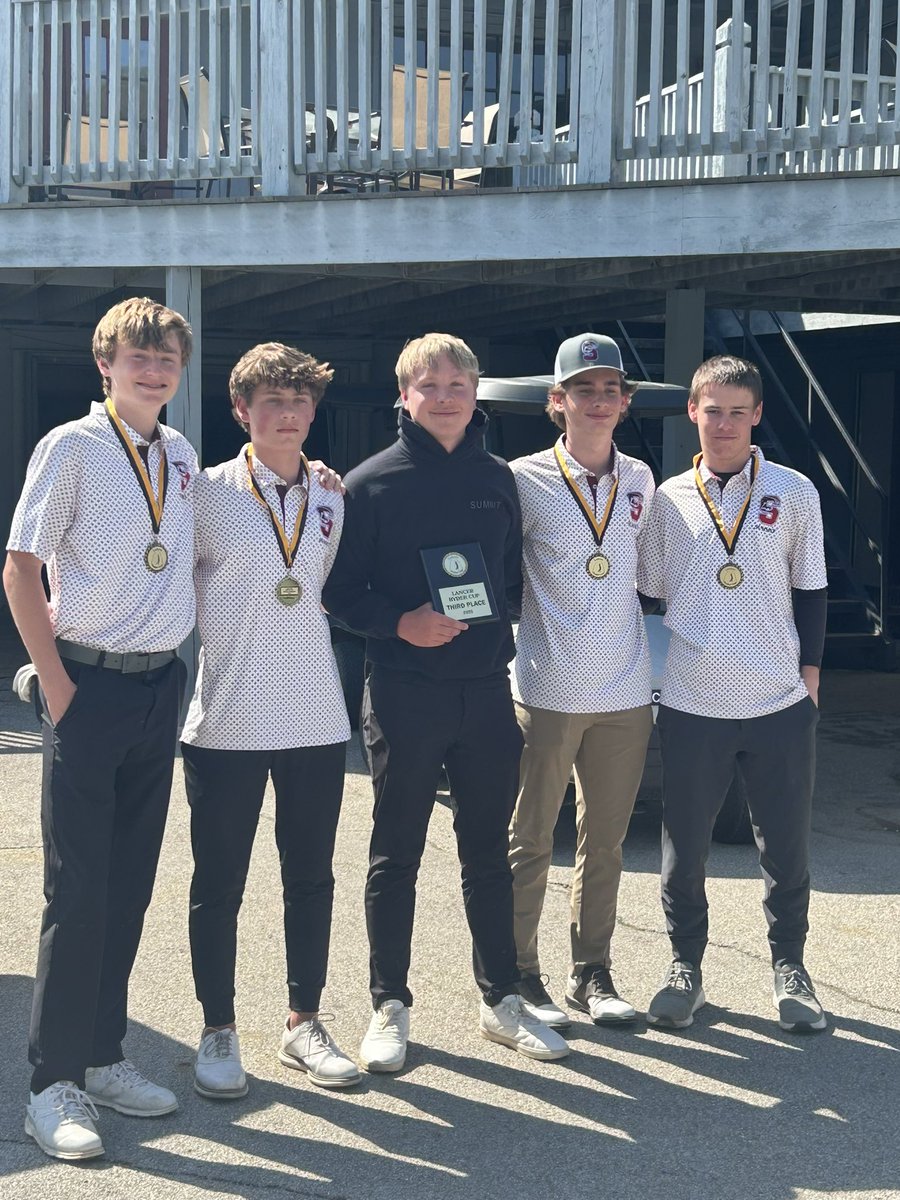 Summit takes 3rd place in the Lafayette match play event today at Paradise Valley