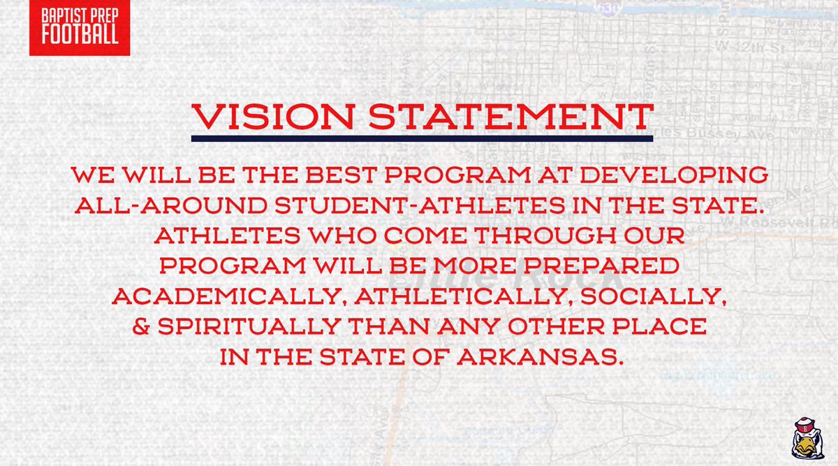Riley Perkins (@rileyperkins_) on Twitter photo Believe in the vision
Commit to the process
Keep doing the work
We want to win football games AND be set up for life after football.
<a href="/BaptistPrep_FB/">Baptist Prep Football</a> | #EagleElite Believe in the vision
Commit to the process
Keep doing the work
We want to win football games AND be set up for life after football.
<a href="/BaptistPrep_FB/">Baptist Prep Football</a> | #EagleElite
