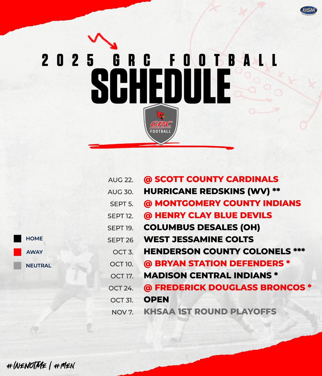 2025 Schedule Release ⏳⌛️

#WeNotMe | #MEN