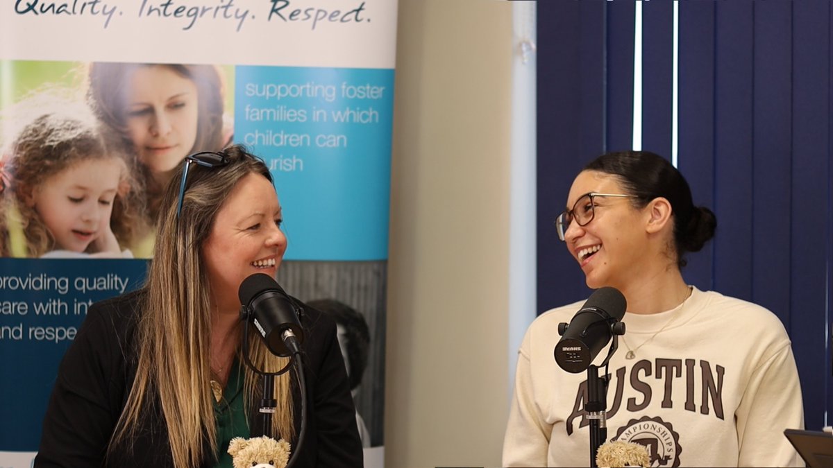 Recently, we sat down with two of our incredible staff members, Nikki and Bethanie to capture their lived care experience to help inform and support Foster Parents. The podcast is now available for our foster parents to listen to or watch on our learning platform, Fuse. 🎙️
