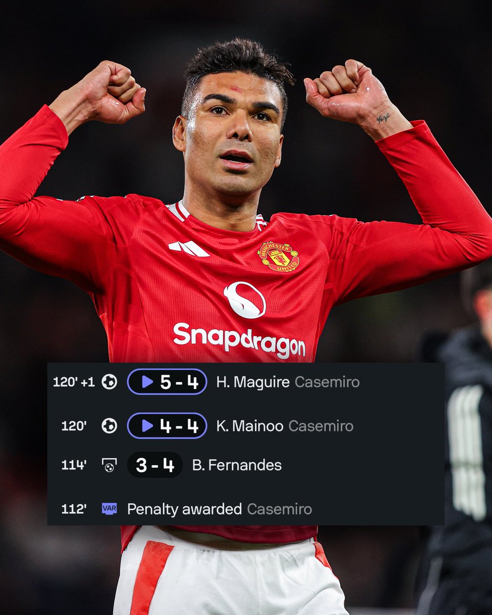 UTDEriksen's tweet image. AT TIMES IT FELT LIKE I WAS THE ONLY ONE DEFENDING CASEMIRO ON THIS PLATFORM.
HE IS AN ELITE WINNER AND COULD STILL EASILY WALK IN TO ANY TEAM IN THE WORLD.
BIG GAME PLAYER WHO STILL HAS MANY YEARS LEFT AT THE TOP LEVEL OF FOOTBALL.
DON CASEMIRO 🫡