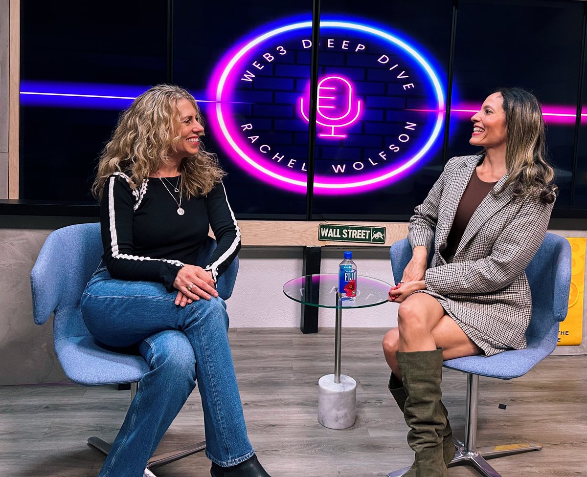 Had a blast 💥 interviewing <a href="/DenelleDixon/">Denelle Dixon</a> of Stellar Development Foundation <a href="/StellarOrg/">Stellar</a> for web3 Deep Dive podcast today at the <a href="/RoxomTV/">Roxom TV</a> studio in SF! 
Interview dropping next week 🔜 you won’t want to miss this one y’all! #stellar #XLM