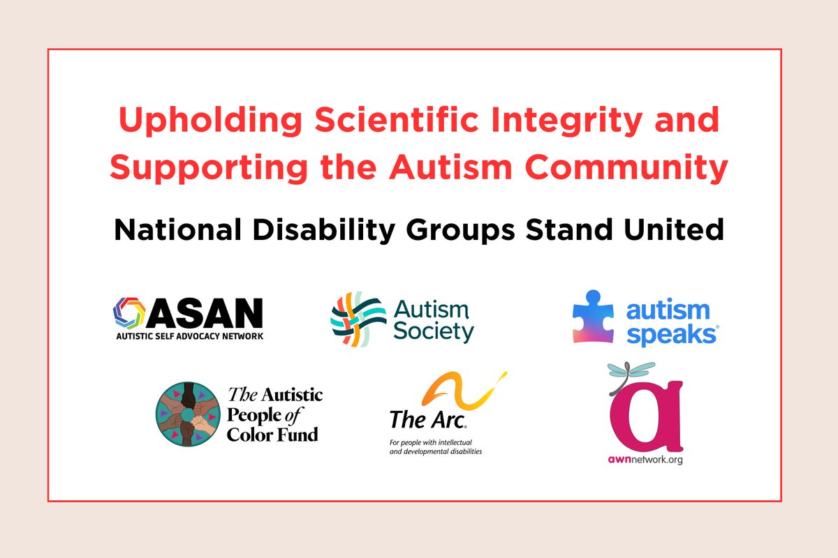 autismsociety (@autismsociety) on Twitter photo @AutSelfAdvocacy, <a href="/AutismSociety/">autismsociety</a>, <a href="/autismspeaks/">autism speaks</a>, <a href="/awnnetwork/">Paul Hopkins</a>, <a href="/AutisticPOC/">The Autistic People of Color Fund</a>, <a href="/TheArcUS/">The Arc of the United States</a> and other partners urge science-based decisions & greater investment in research, programs & services for Autistic people to thrive. bit.ly/4jeNSaH @AutSelfAdvocacy, <a href="/AutismSociety/">autismsociety</a>, <a href="/autismspeaks/">autism speaks</a>, <a href="/awnnetwork/">Paul Hopkins</a>, <a href="/AutisticPOC/">The Autistic People of Color Fund</a>, <a href="/TheArcUS/">The Arc of the United States</a> and other partners urge science-based decisions & greater investment in research, programs & services for Autistic people to thrive. bit.ly/4jeNSaH