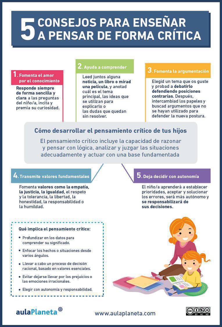 El pensamiento crítico es la habilidad de nuestro siglo XXI y no sólo para estudiantes