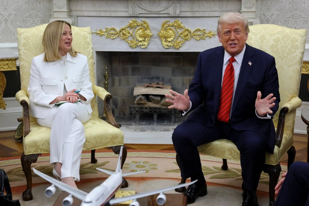 特朗普与梅洛尼会晤 共谋新跨大西洋合作伙伴关系 - 1