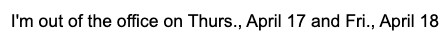 I just got this OOO from one of the reporters that covers ad tech the closest. Boy are they going to