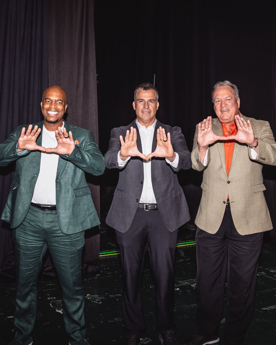 Miami Hurricanes Football (@canesfootball) on Twitter photo Two more members of our program in the <a href="/UMSHoF/">@umsportshalloffame&museum</a> 🙌
Congratulations Jerome McDougle (2000-2002) and Mark Cooper (1978-1982) on this well-deserved honor! Two more members of our program in the <a href="/UMSHoF/">@umsportshalloffame&museum</a> 🙌
Congratulations Jerome McDougle (2000-2002) and Mark Cooper (1978-1982) on this well-deserved honor!