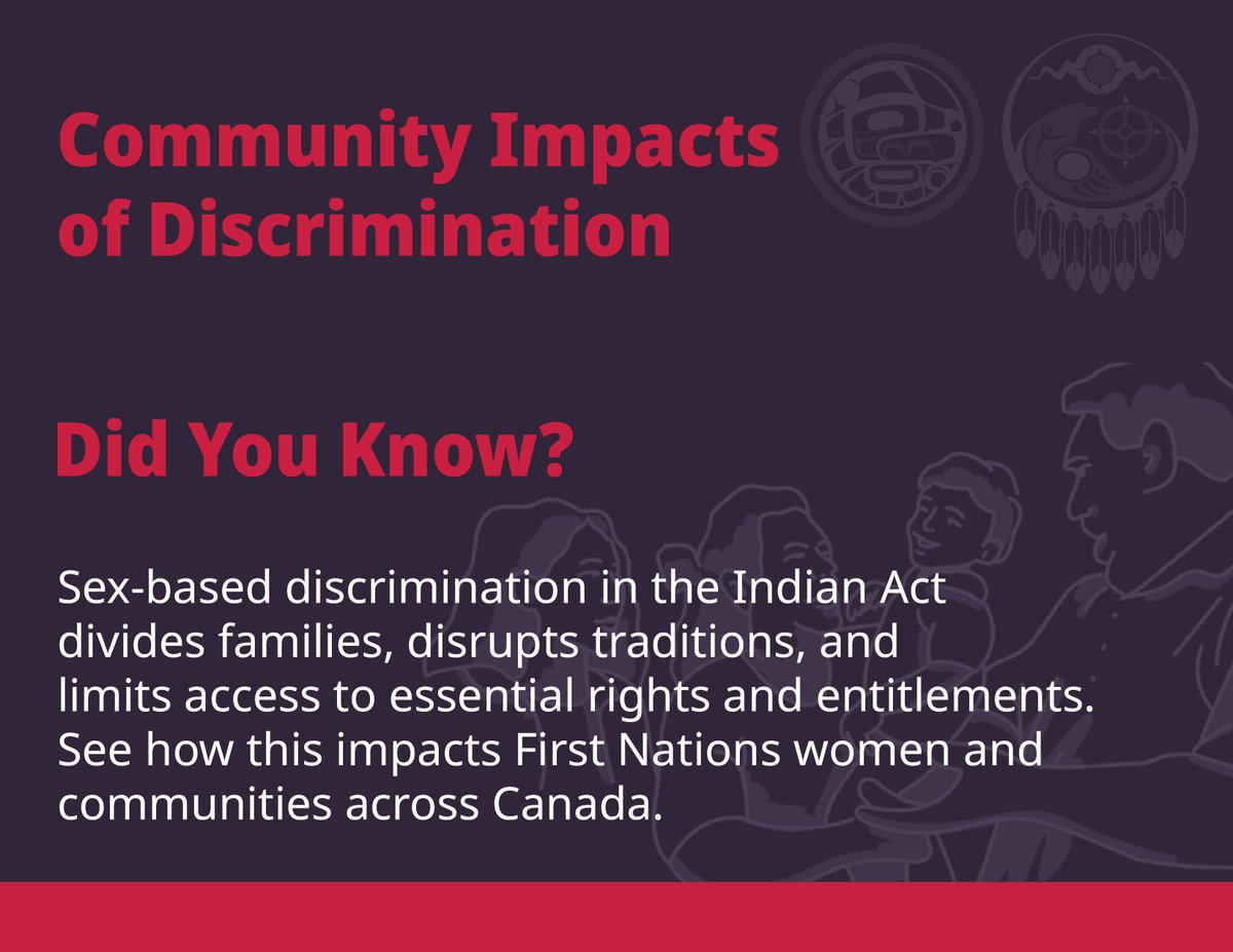 UBCIC's tweet photo. Click to see the impacts on First Nations women and communities across Canada: https://t.co/lsLrP04mqZ
To find out more about second generation cut-off: https://t.co/Glk3vNYEN6
#HonourOurWomen #FirstNationsCommunities https://t.co/oUC6LOAraA