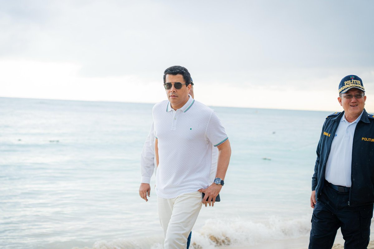 DavidColladoM's tweet photo. Como cada año en Semana Santa, hacemos recorridos por las playas para supervisar el orden y la seguridad. Este 2025, iniciamos en Bayahibe. https://t.co/SAVLwZl126