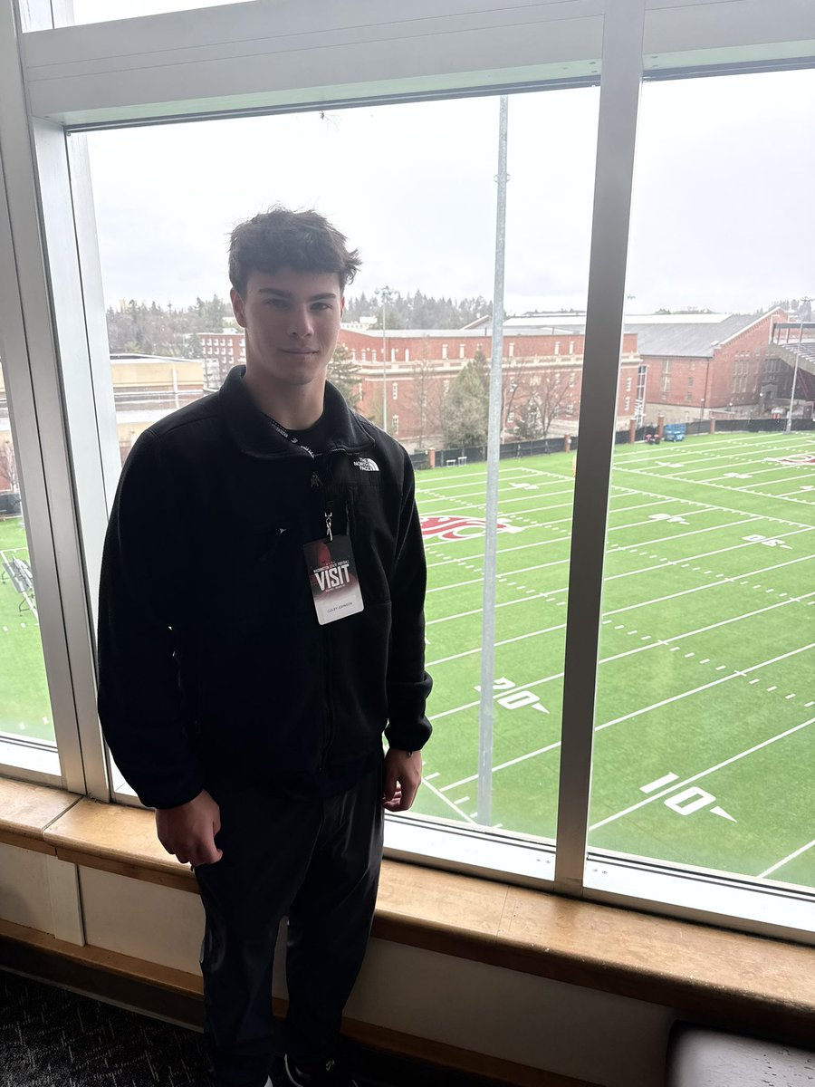 Colby Johnson (@colbyjohnson_26) on Twitter photo After an amazing conversation with <a href="/CoachBobbit/">Jesse Bobbit</a> I am extremely blessed to receive an offer from Washington State University! I had a great junior day and can’t wait to come back for Camp.
<a href="/BrandonHuffman/">Brandon Huffman</a> <a href="/adamgorney/">Adam Gorney</a> <a href="/TFordFSP/">Tracy Ford</a> <a href="/BlairAngulo/">Blair Angulo</a> <a href="/BDPRecruiting/">Bryan Payton</a> <a href="/JordanJ_/">Jordan Johnson</a> <a href="/CoachGHerd/">Greg Herd</a> After an amazing conversation with <a href="/CoachBobbit/">Jesse Bobbit</a> I am extremely blessed to receive an offer from Washington State University! I had a great junior day and can’t wait to come back for Camp.
<a href="/BrandonHuffman/">Brandon Huffman</a> <a href="/adamgorney/">Adam Gorney</a> <a href="/TFordFSP/">Tracy Ford</a> <a href="/BlairAngulo/">Blair Angulo</a> <a href="/BDPRecruiting/">Bryan Payton</a> <a href="/JordanJ_/">Jordan Johnson</a> <a href="/CoachGHerd/">Greg Herd</a>