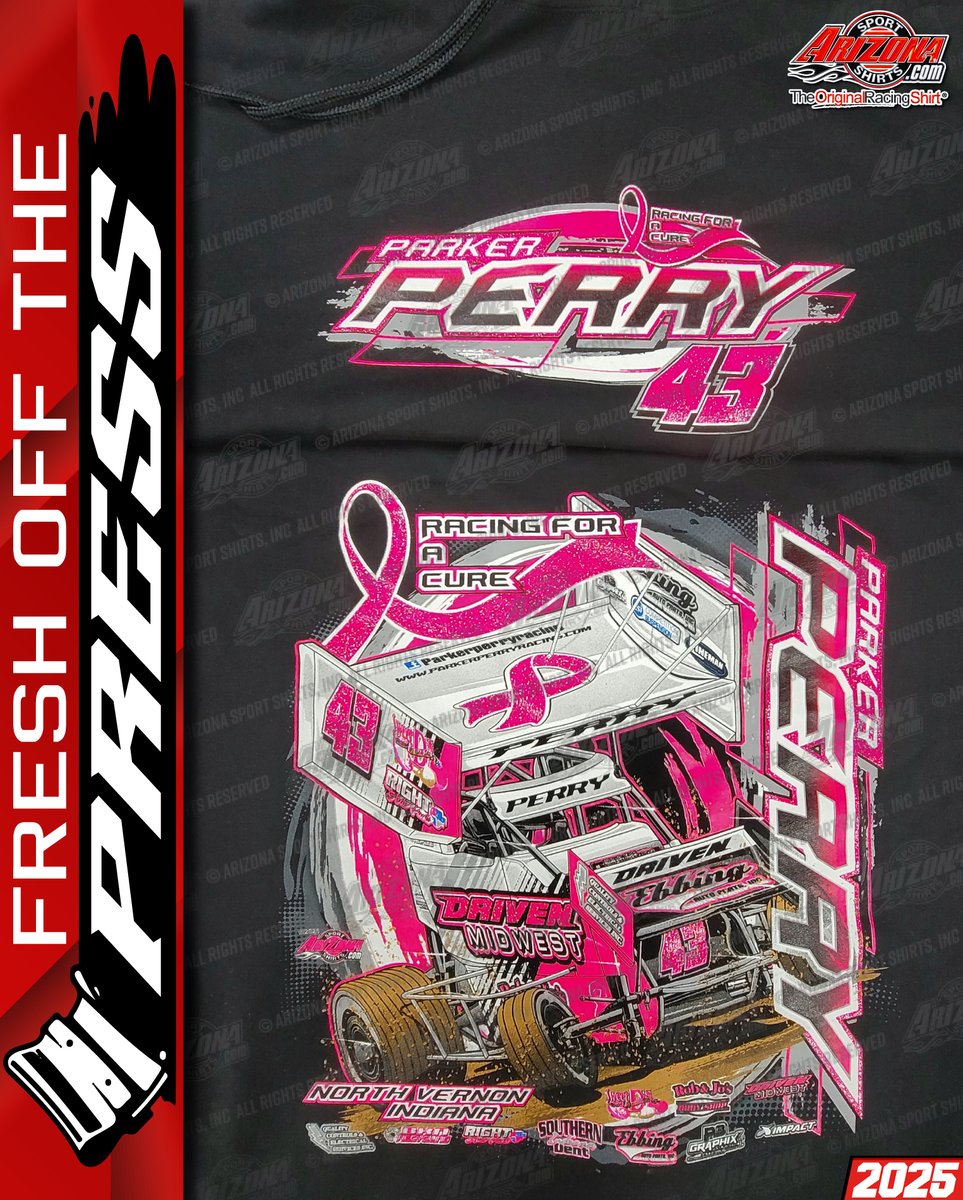 It's always great when you can give back. And, Parker Perry is doing just that with his breast cancer-themed wrap. 

Pick one up at the track, or on his website: parkerperryracing.com/shop

#TheOriginalRacingShirt