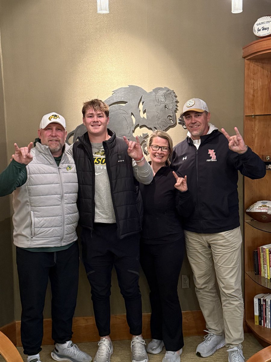 wilson_jack2's tweet photo. #AGTG After an amazing day with @NDSUfootball and great conversations with @CoachGrantOlson and @CoachTimNDSU I am extremely grateful to receive an offer from NDSU!🦬🤘
@CoachMoonen 
@DavidWienke15 
@MisterLilly 
@NickGoeser https://t.co/cxOQi5P6nx