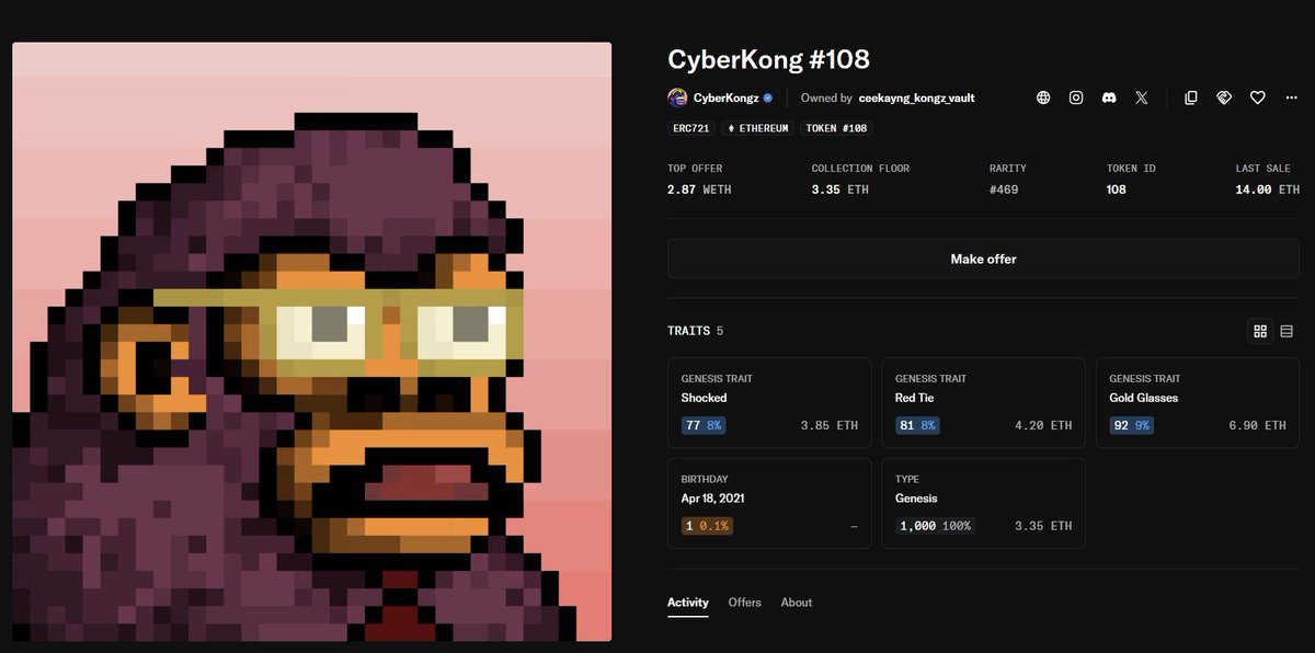 ceekayng | CyberKong #108 tweet media