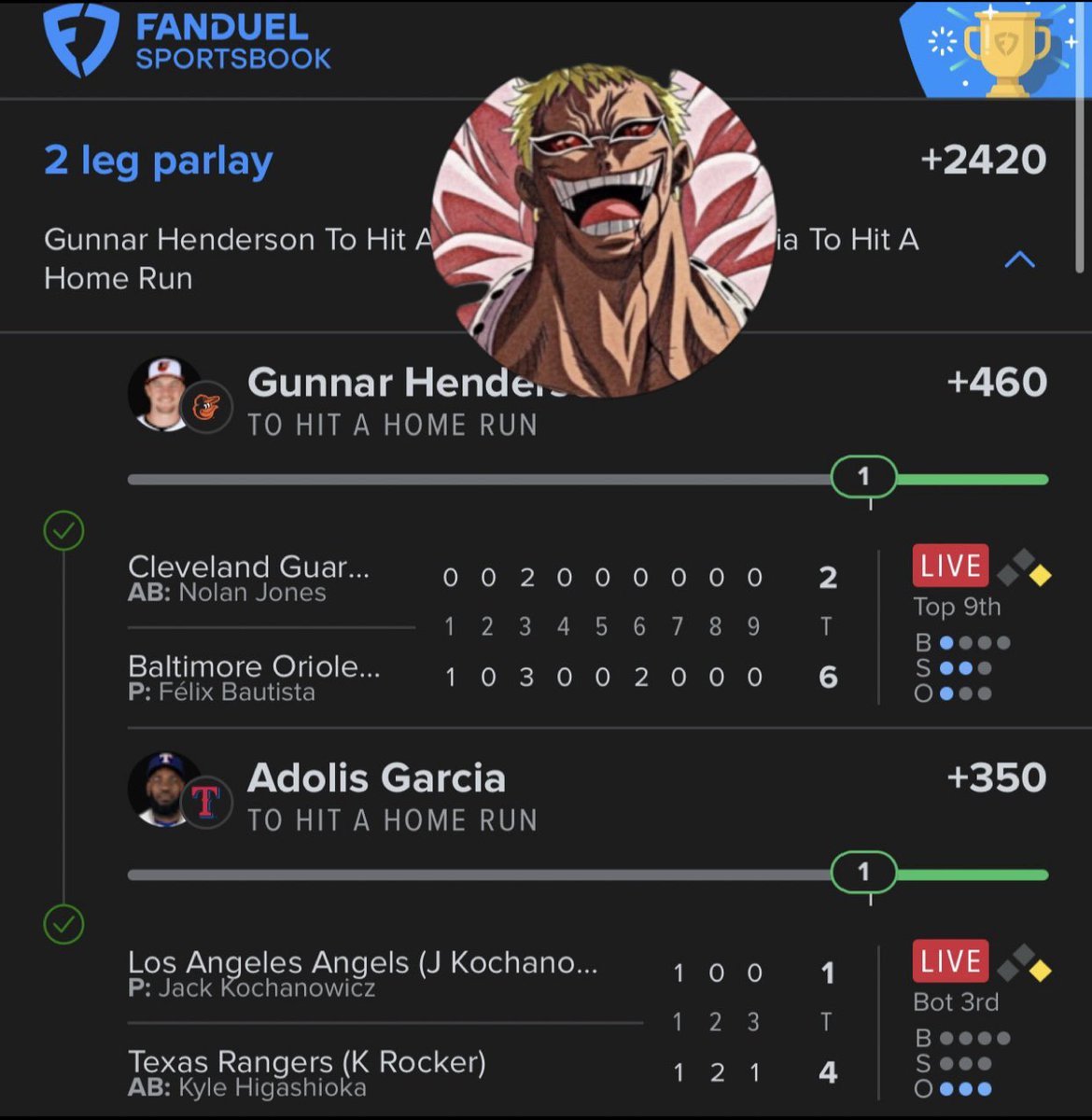 BLESSING $10 TO 10 PEOPLE WHO LIKE+RT❤️

+2420✅✅ ANOTHER ONE😮‍💨

All ima say is legendary. Thats 13 of em Now this April. Appreciate all the support❤️❤️

Already back to work. Let’s be great once again⬇️🚀
dubclub.win/checkout/21667…