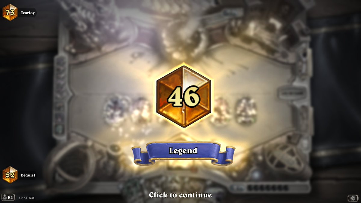 Back in Top 50. Pala and Rogue made it for me. I guess Rogue is slighty better in Top ranks if you are used to mirrors!