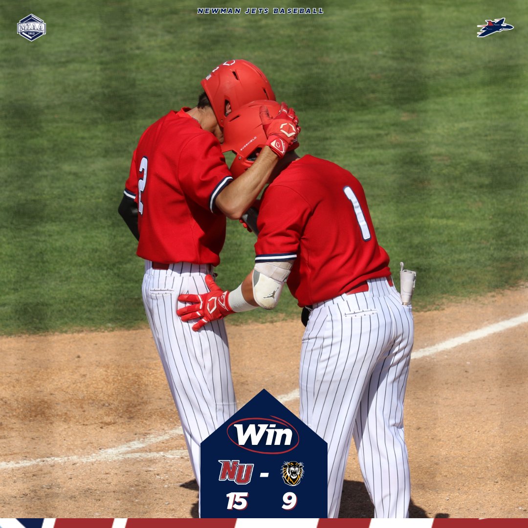 JETS WIN!

- Jets upset No. 23 FHSU
- Brown adds two home runs, four RBIs, three hits
- Mitchell adds a home run and 5 RBIs
- Gunnell adds three RBIs with a home run
- Montanez earns the W on the mound

#JetPower✈️