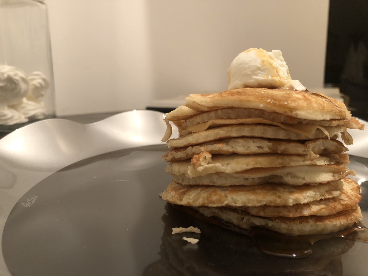 happyhelevier's tweet photo. @guayaka593 Dolce Preferito Morning Treat - Homemade Pancakes #heleners #helevier #javi7 #padelladomestica #interestingquestions https://t.co/r8JZ2zoAf1