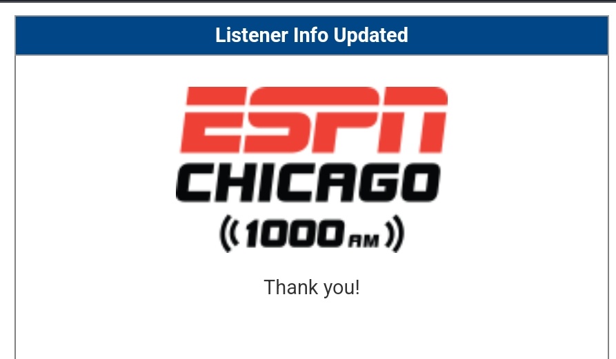 The best thing about the White Sox vs. Athletics Series, #SoxChic called <a href="/ESPN1000/">ESPN Chicago</a> after the game last night &amp; won $100 gift card for <a href="/Smashburger/">Smashburger</a> thanks #Espn1000 #SoxChicExperience #Winner