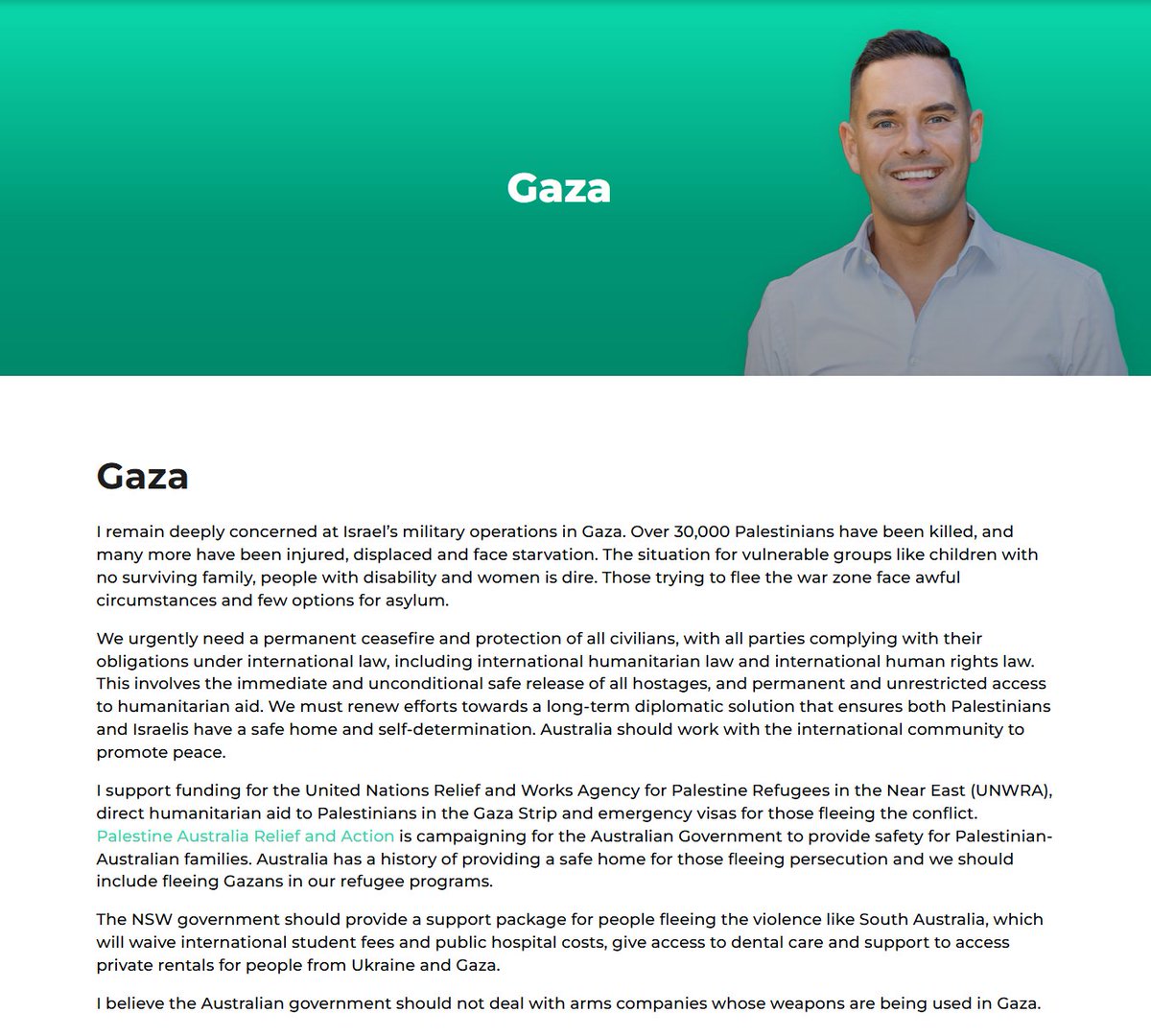 Allegra Spender teams up with anti-Israel MP Alex Greenwich

Not a good look for the MP who represents the most Jewish electorate in the country.

Greenwich has a whole section of his website devoted to Gaza.

Like Allegra, he is big into the terrorist-linked UNRWA.
Greenwich