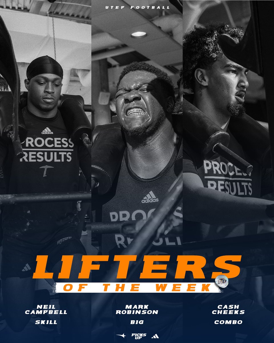 Congrats to our 𝗟𝗜𝗙𝗧𝗘𝗥𝗦 𝗢𝗙 𝗧𝗛𝗘 𝗪𝗘𝗘𝗞💪 

#PicksUp | #WinTheWest