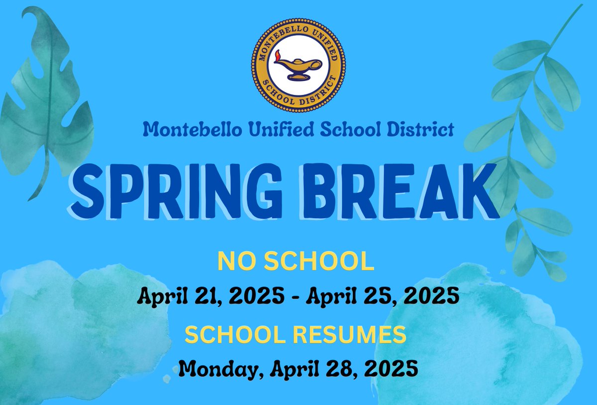 Enjoy a Safe and Healthy Spring Break!
