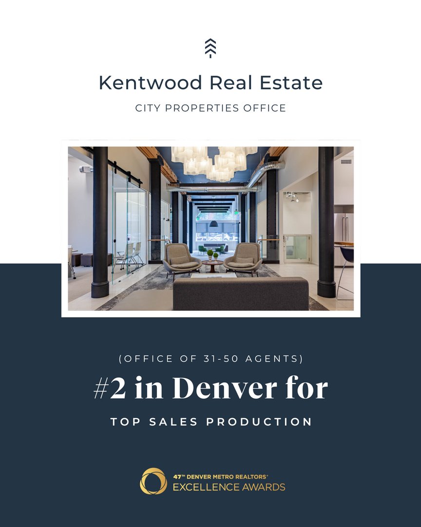 kentwood's tweet image. Congratulations to the Kentwood Real Estate City Properties Office for being recognized as #2 in Denver for Top Sales Production at the 2025 DMAR Excellence Awards! 🎉 #dmar #dmarawards #realestateawards #coloradorealestate #luxuryrealestate #kentwoodre