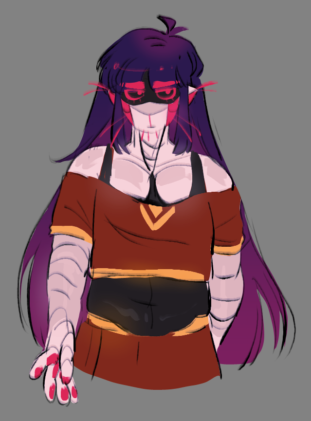 MelissaTitanium's tweet image. #murderdrones

&amp;gt; long time no see queen. (gives her a big smooch)