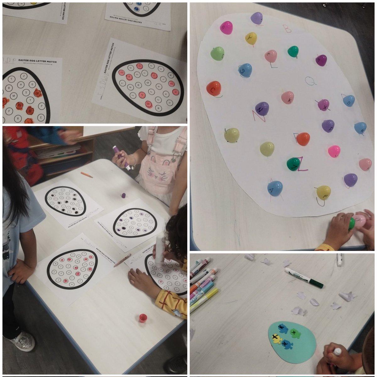 MrsAyala_OFE's tweet photo. A beautiful day for an egg hunt and all the egg themed activities. We even got a visit from the bunny! π° @HumbleISD_OFE #Prek4Play #WatchUsSoar https://t.co/lGtJqucF35