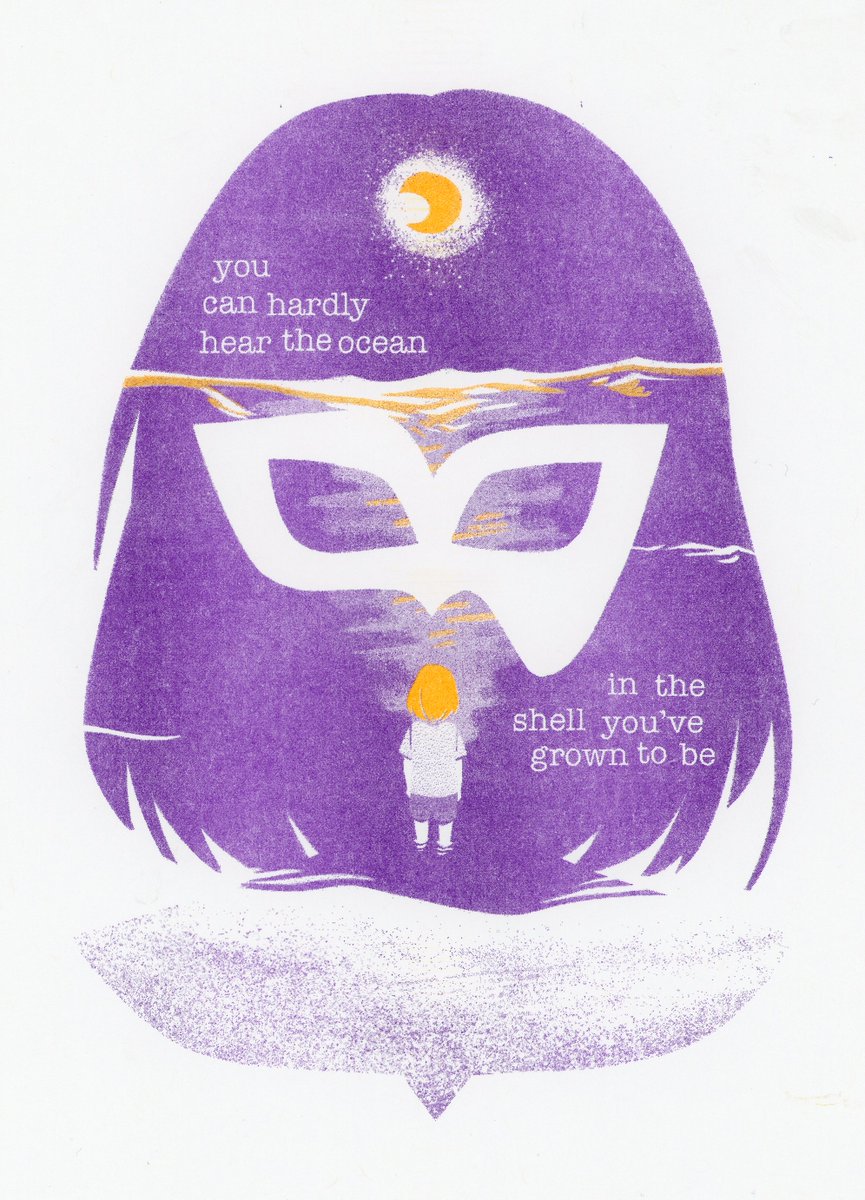 RadMcKick's tweet photo. #AveMujica Risograph 2 https://t.co/Itc50A1hnx