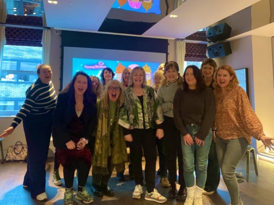 Of everything we do at <a href="/funnywomen/">Funny Women</a> I get the greatest sense of achievement running the #StandUptoStandOut workshops. Interested in performing, writing or creating comedy, or trying something new &amp; building confidence? Join me Sat 26 April for the next one! funnywomen.com/eventinfo/stan…