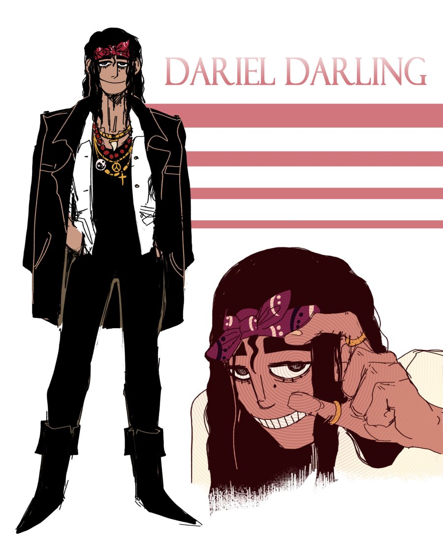 'Nother Exorcist design for CAIN! A very cheerful fellow, considering his circumstances.