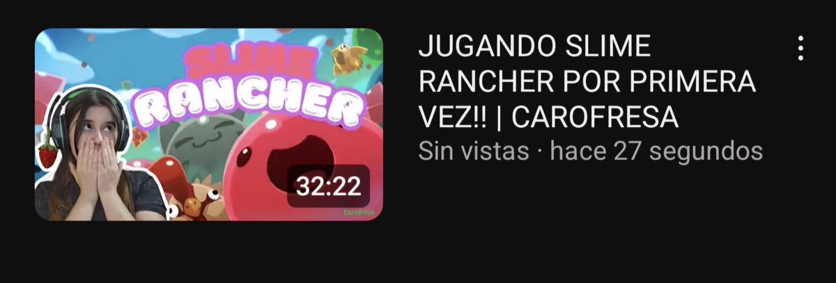 PRIMER VIDEO PUBLICADO EN YOUTUBE youtu.be/QsD4BmJocJY?si…

#slimerancher #streamer #stream #games #chile #twich #youtube #gamer #girl #minecraft #juegos #videojuegos